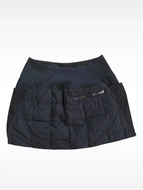 Free People Movement Pippa Quilted Black Skirt Size X-Small - Image 7