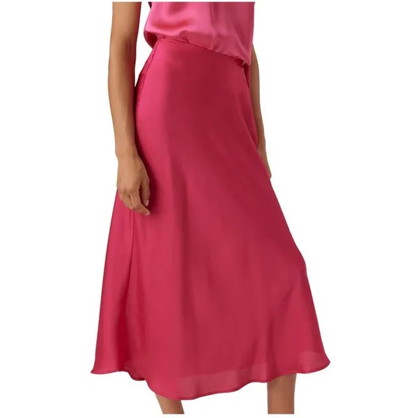 Vero Moda Pink Heart Oli 7/8 High Waist Long Slip Skirt size Medium - Image 6