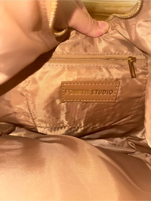 Casual Tan Shoulder Hobo Bag - Image 2