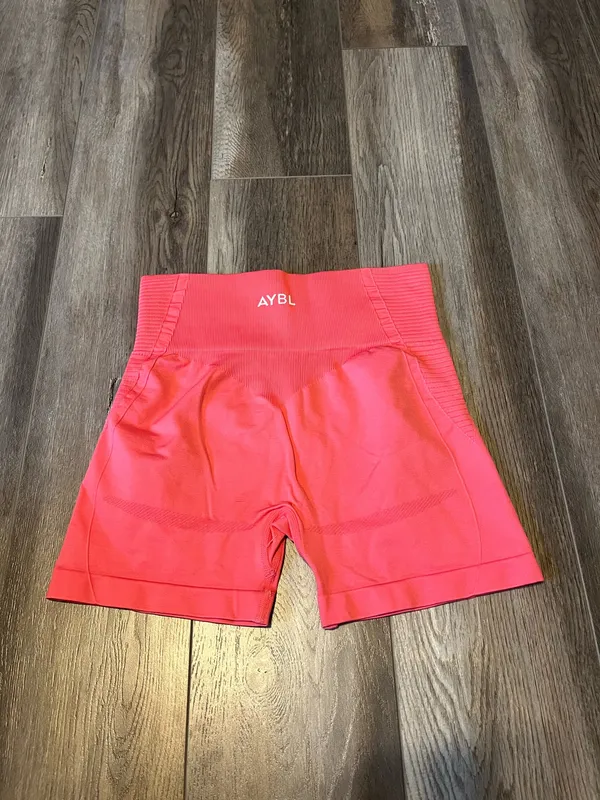 AYBL Balance V2 Seamless Shorts in Coral - Image 5