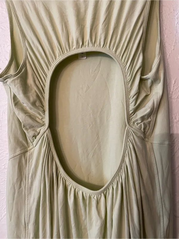 lululemon athletica Pima Cotton Open-Back Midi Dress Green Size 10 - Image 8