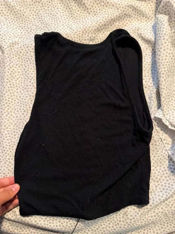 Joah brown strapped crop top - Image 2