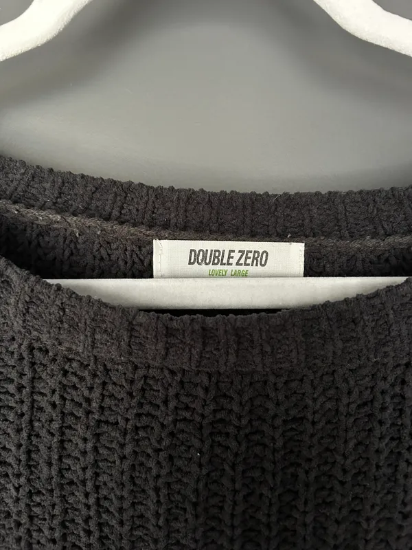 Black Knit Sweater - Image 2