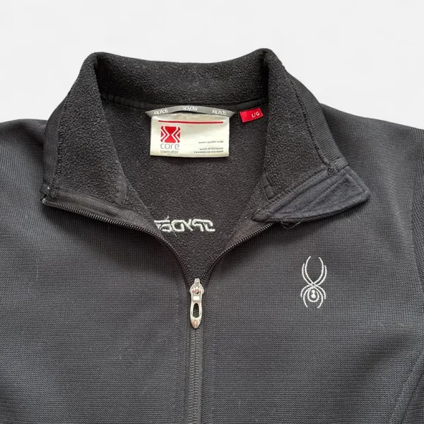 Spyder Core Sweater Jacket coat Women's Black large - Image 2