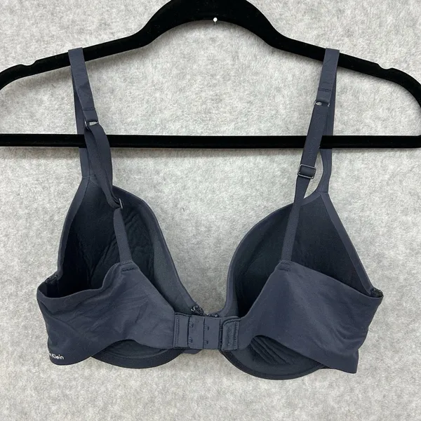 Calvin Klein Bra Women's Navy 34DD Underwire Padded T-Shirt Style - Image 5