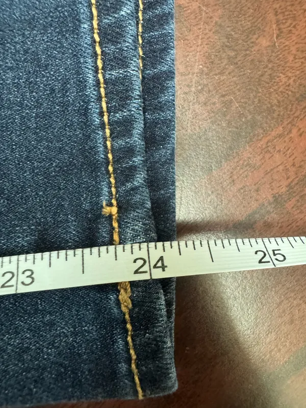 American Eagle Super Stretch Artist Crop Size 14 Dark Wash Jeans - Image 7