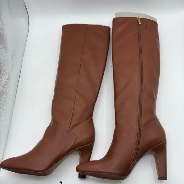 Franco Sarto Koko Womens 6.5M Sienna Leather Pointed Toe Medium‎ Calf Tall Boot - Image 6