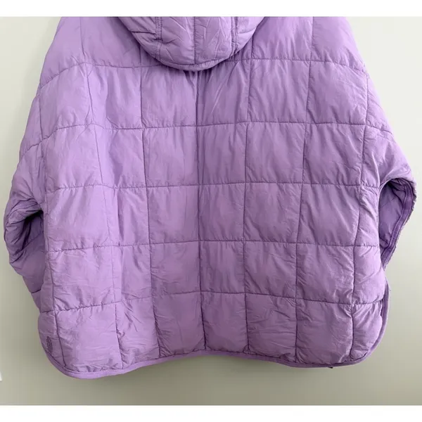 Free People Movement Pippa Packable Pullover Puffer Lavender‎ Women's Size Small - Image 6