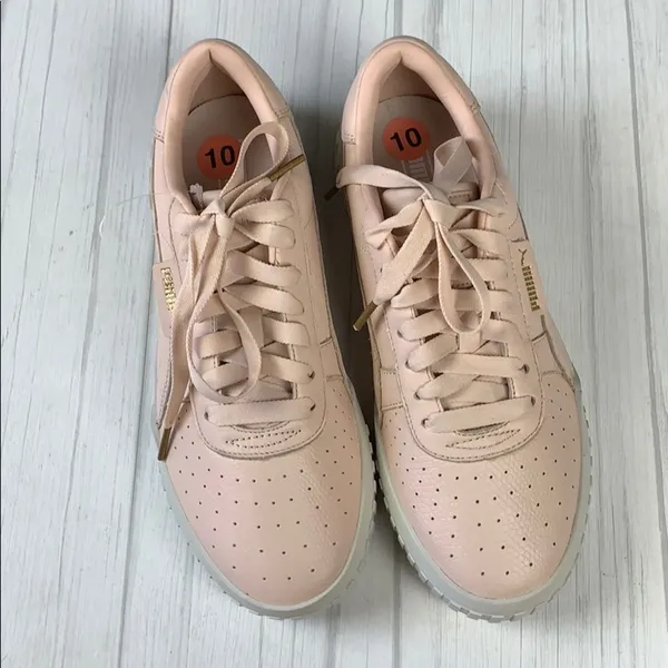 Puma Cali 80s emboss blush pink sneakers - Image 4