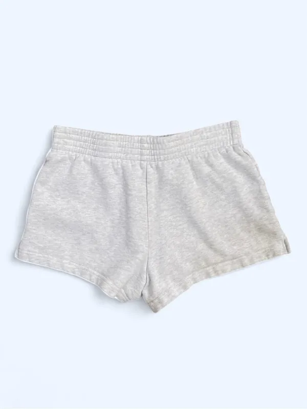 Aritzia Cozy Sweatfleece micro Short light gray loungewear activewear yoga gym - Image 4