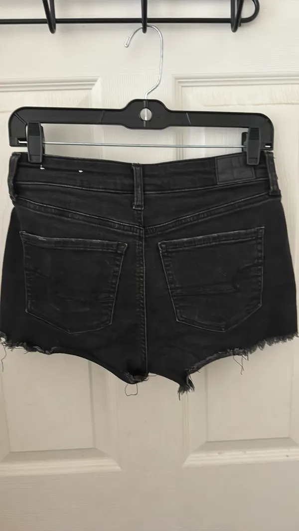 American Eagle Outfitters Black Jean Shorts - Image 3