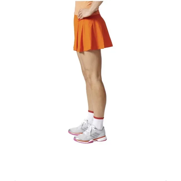 adidas Stella McCartney Barricade Tennis Skort Orange Pleated Skirt Small S - Image 4