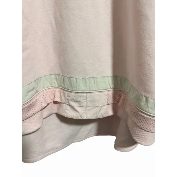 Free People‎ Movement Racing Striped Hoodie Heirloom Pink Women's Size Medium - Image 11