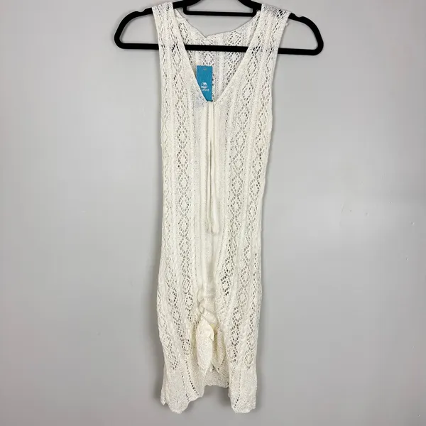 Cupshe Knit Lace Up Beach Cover-Up Dress Size Small NWT Resort Vacation Cruise - Image 2
