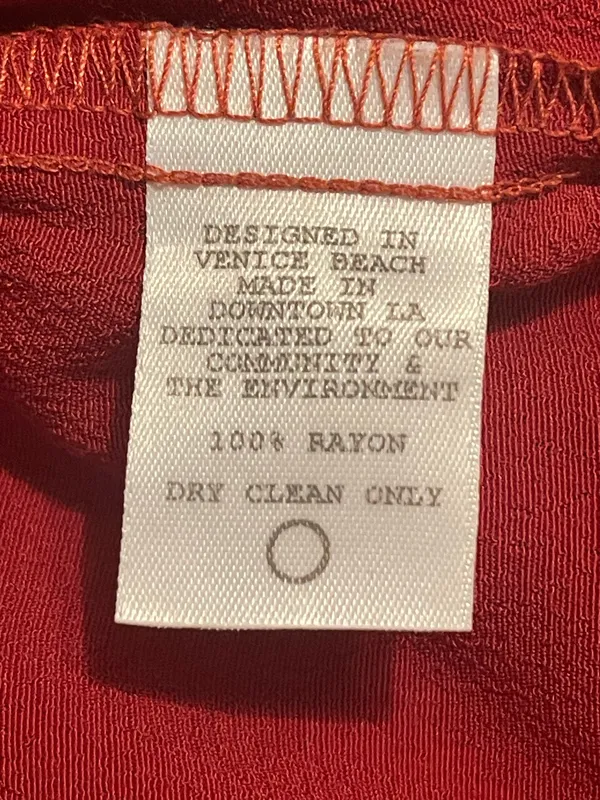 Flynn Skye Brick Red High Neck Halter Jumpsuit. Size Small - Image 13