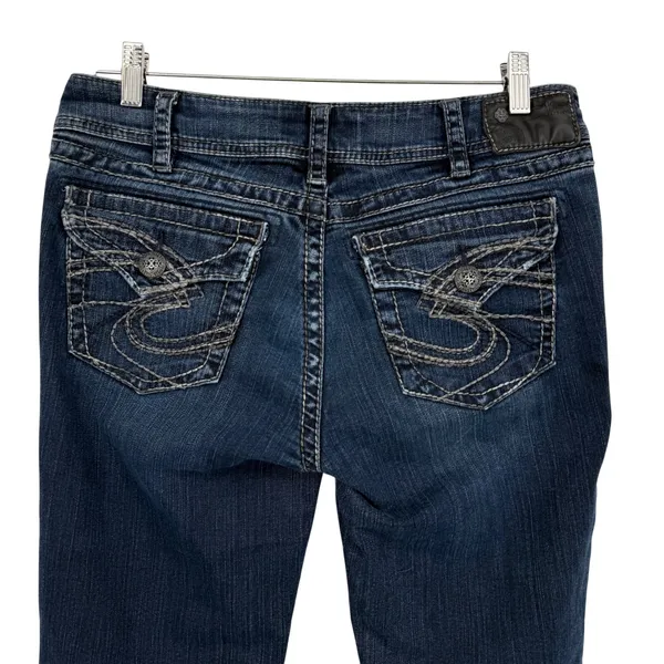 Silver Jeans Co Suki Surplus Bootcut Dark Wash‎ Jeans Womens W32 L30 Mid Rise - Image 4