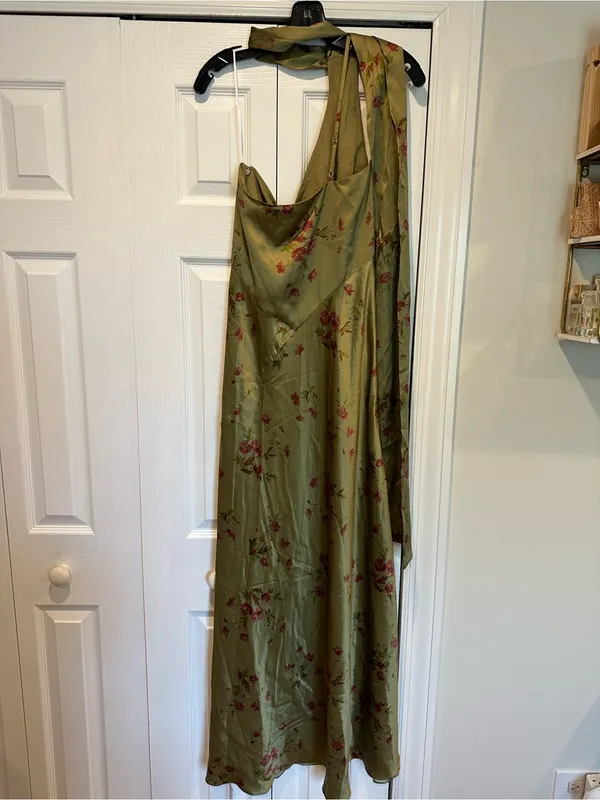 Reformation Jazzlyn Silk Dress - Image 7