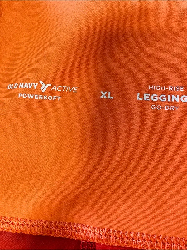 OLD NAVY ACTIVE PowerSoft Go Dry Colorblock Leggings - Image 4