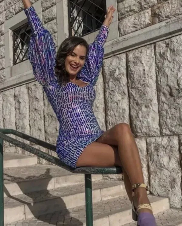 Zara Limited Edition 2019 Multicolored Sequin Mini Dress Size XS - NWT - Image 4