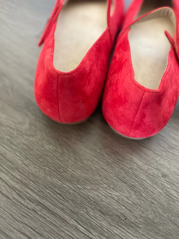 Vionic Alameda Mary Jane Flats Red - Image 6