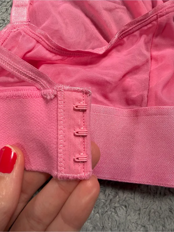 Parade Pink Wireless Mesh Bralette XL - Image 10