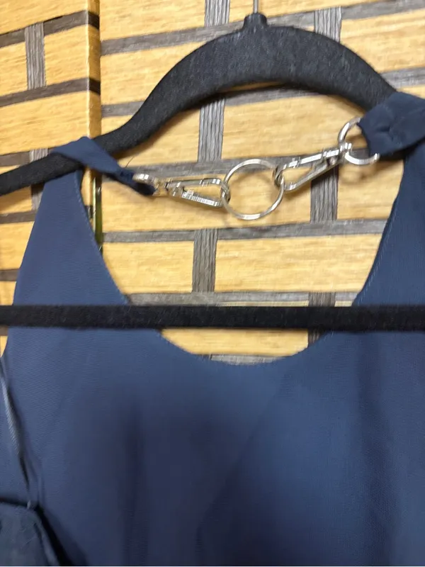 J.O.A. Navy halter crop tank top size medium - Image 3