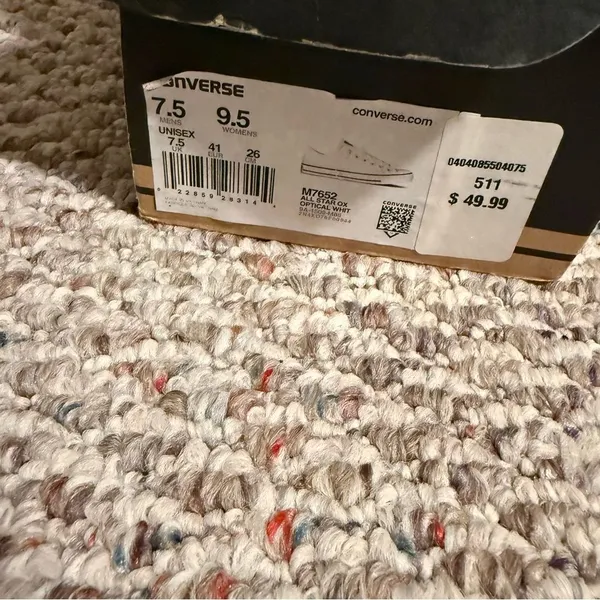 Converse Chuck Taylor All Star Off White Natural Beige Canvas- Size 9.5 Women’s - Image 9