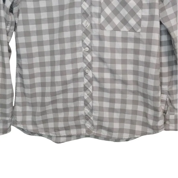 Banana Republic Women's Gingham Button Up 100% Cotton Shirt Small‎ Office Casual - Image 5