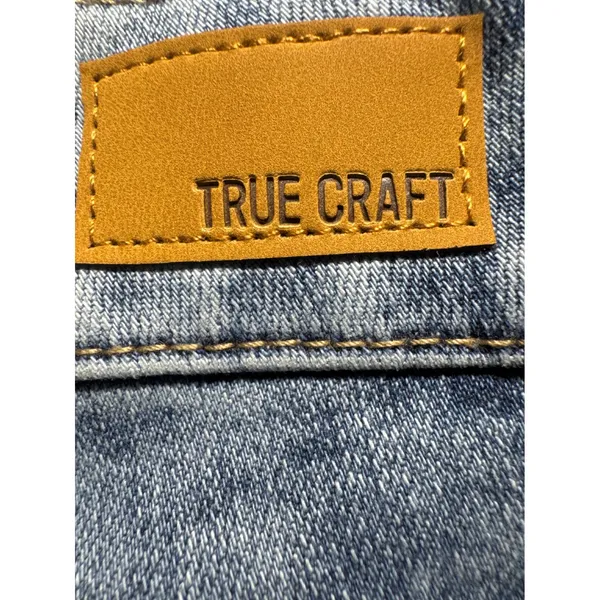 True Craft Denim‎ Shorts High-Rise Distressed Blue Wash Plus Size 18W - Image 14
