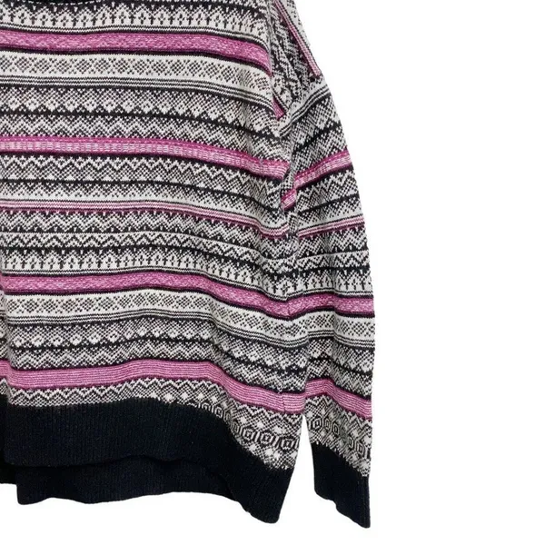 Coincedence and Chance Anthropologie Women's Large Geometric‎ Print Sweater - Image 3
