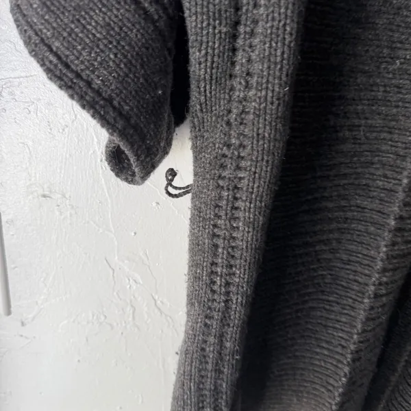 Christopher Fischer Charcoal Wool Cashmere Kimono‎ Cardigan Sweater Size S - Image 2
