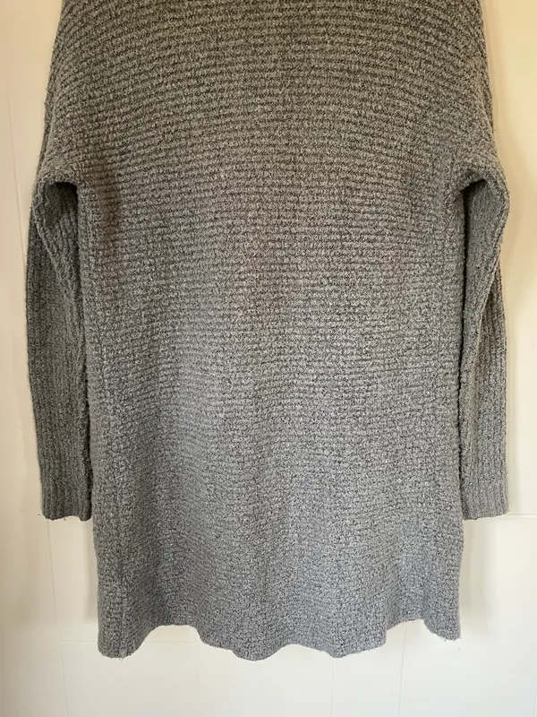 American Eagle Outfitters open front knit cardigan grey cozy long Women’s sz XS - Image 8