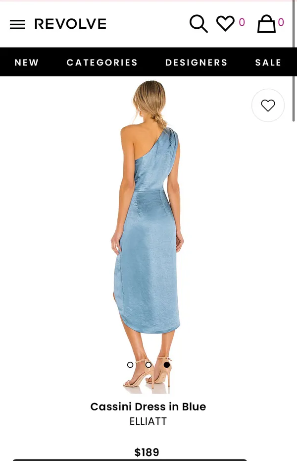 Elliatt Cassini Dress in Blue - Image 6
