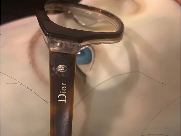 Christian Dior Brown Tortoise Frame No lens frame only - Image 5
