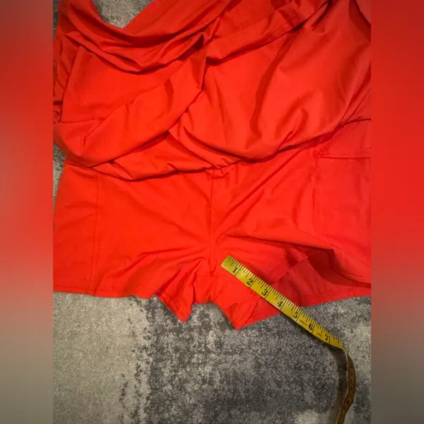 JoyLab Orange/ Red Activewear Skirt with built in shorts - Image 6
