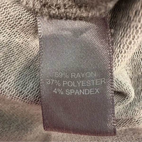 Marled Comfy Cozy Long Sleeve Split Hem Love Sweatshirt Women's Medium‎ Gray - Image 9