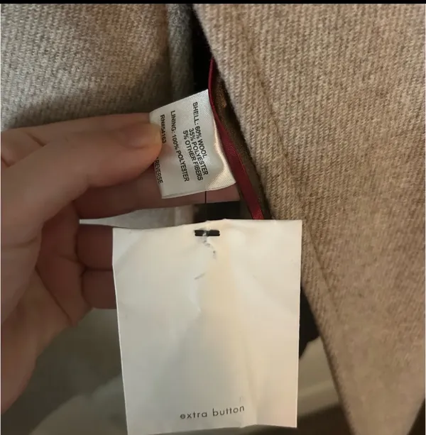 Calvin Klein Wool Blend Coat - Image 3