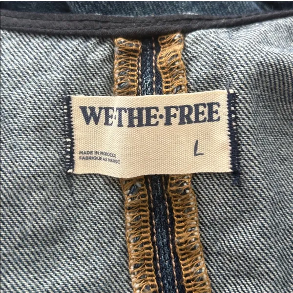 We The Free Women's Blue Denim Overalls - Image 6
