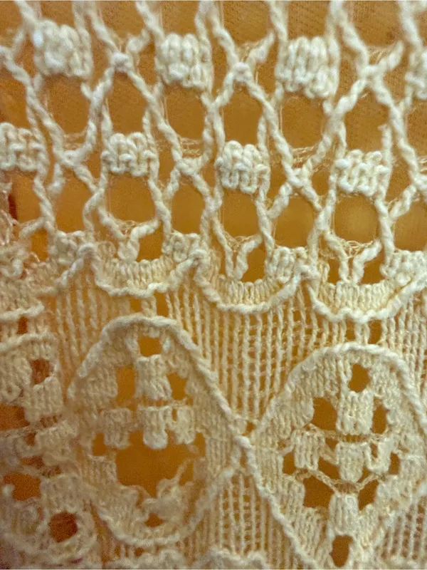 Zac & Rachel Yellow Sleeveless Lace Fit-and-Flare Dress - Image 5