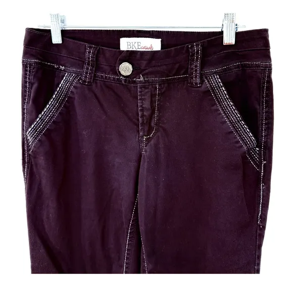 BKE Casuals Women's Black Mollie Bootcut Pants Size 27 - Image 2