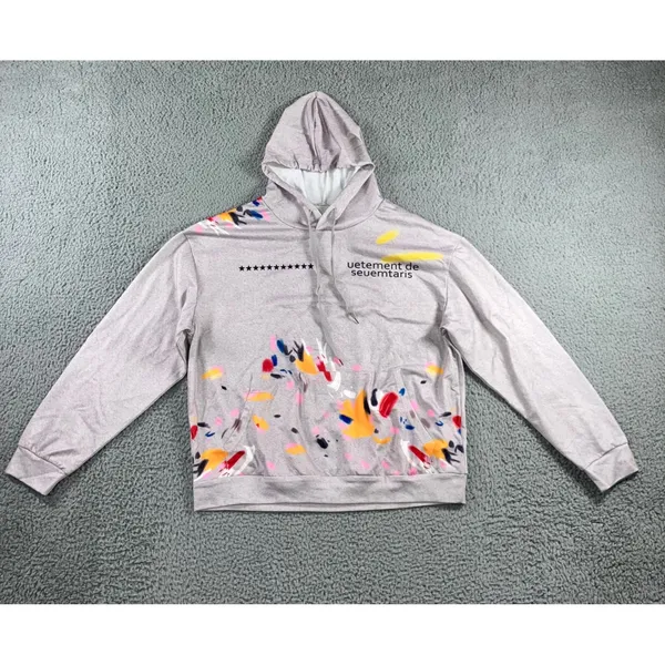 Graphic Hoodie Women‎ Medium Grunge Skater Hip Hop Long Sleeve Pullover - Image 2