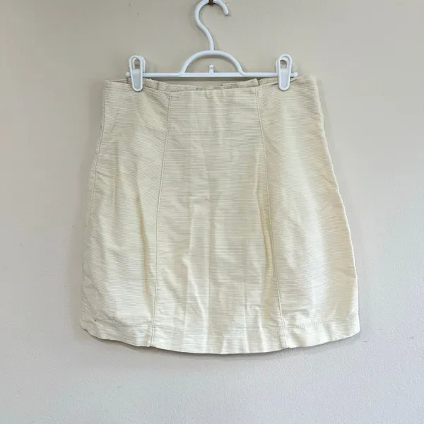 Free People Cream Every Minute Every Hour Mini Skirt 4 Women - Image 6