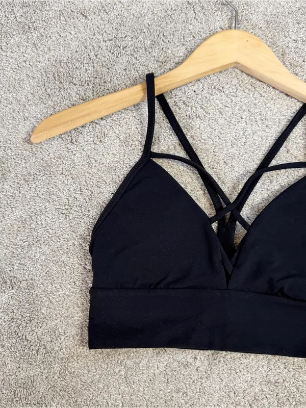 Lululemon Women’s Expand Your Limits Bra Nulu Yoga in Black 4 - Image 4