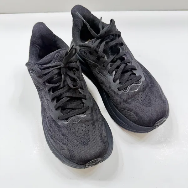 Hoka Clifton 10 Women's Athletic Running Shoes Sneakers Black/Black Size US 7.5 - Image 2