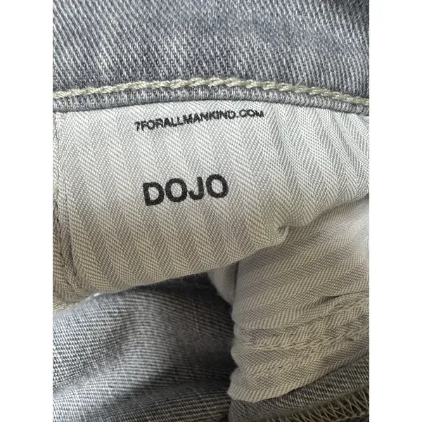 7 For All Mankind Dojo Jeans Gray‎ Women's Size 29 - Image 10
