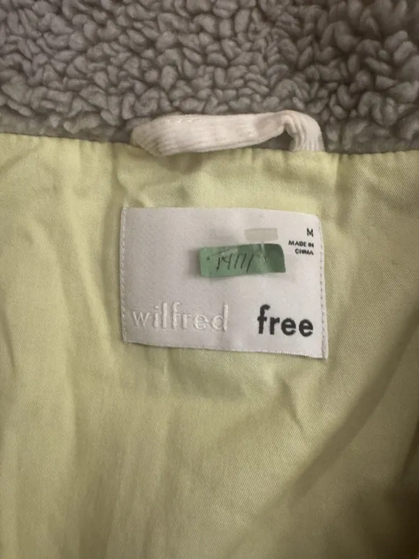 Wilfred Free  Aritzia Teddy Sherpa Jacket Zip Up Medium - Image 9