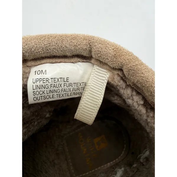 White Mountain Booties Faux Fur Lined Ankle Boots Women's 10 Brown Winter Cozy - Image 5