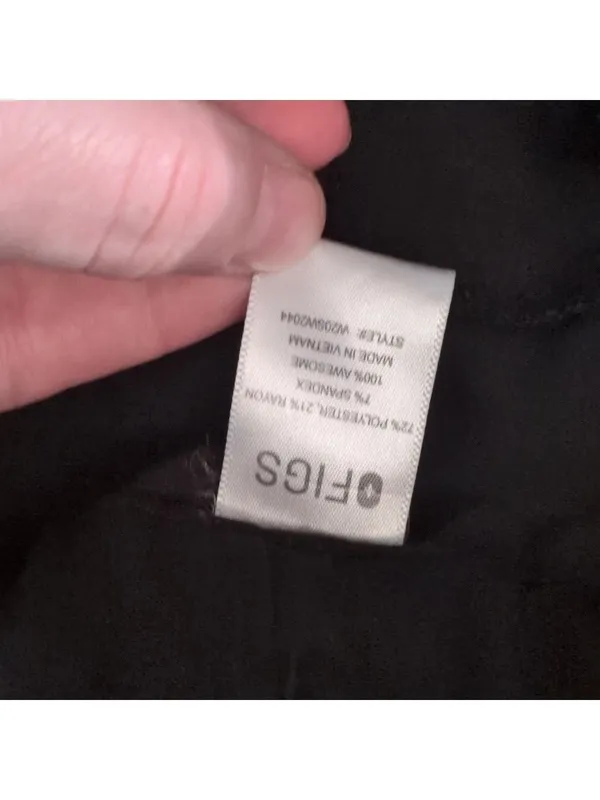 Figs Black Jogger Scrub Pants Size Medium - Image 6