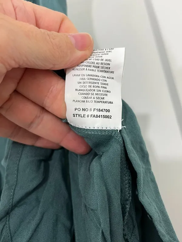 O'Neill XS Extra Small Teal High-Low Ambrosio Skirt Maxi - Image 11