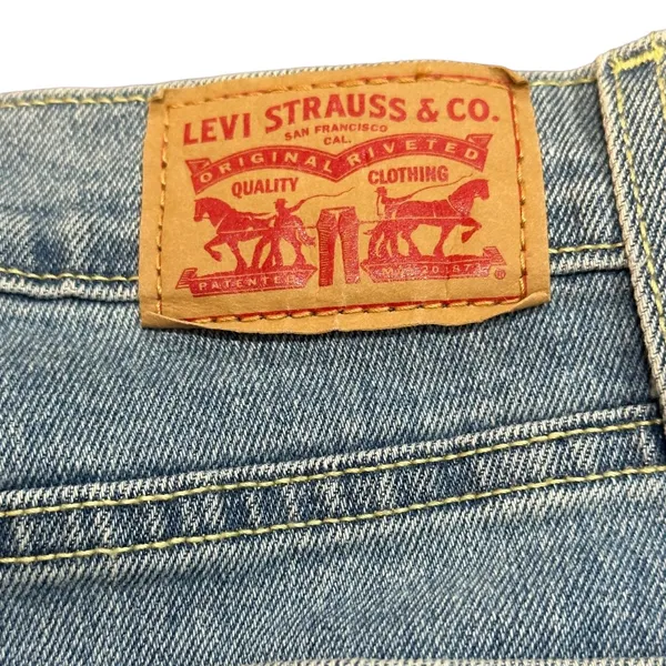 Levi's Button Front Y2K Denim Jean Skirt‎ Size 26 - Image 5